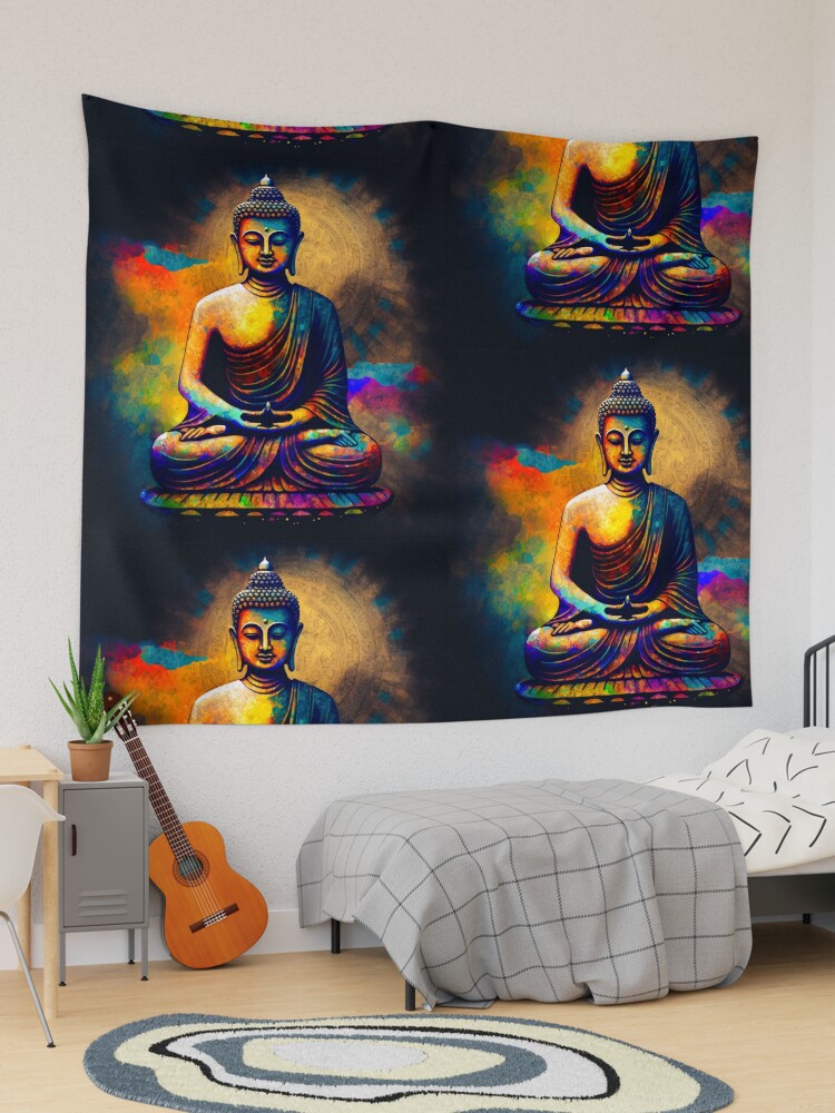 Buddha wall hanging tapestry hot sale