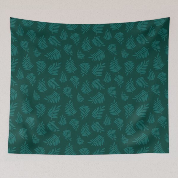 Item preview, Green Palm Leaf Pattern designed and sold by Aysel's Designs.