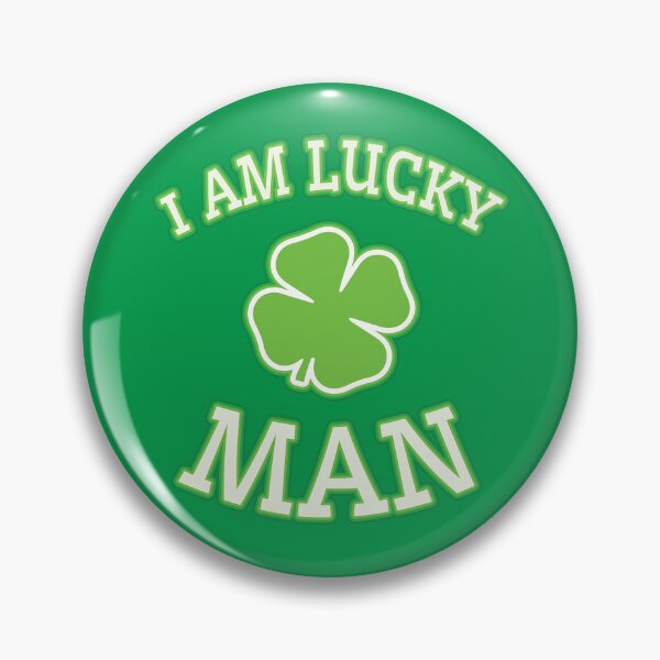 Item preview, I Am Lucky Man Green Clover Leaf designed and sold by bolkibox.