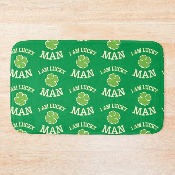 Item preview, I Am Lucky Man Green Clover Leaf designed and sold by bolkibox.