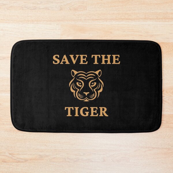 Item preview, Save the Tiger animal design   designed and sold by RetroDesignsNW.