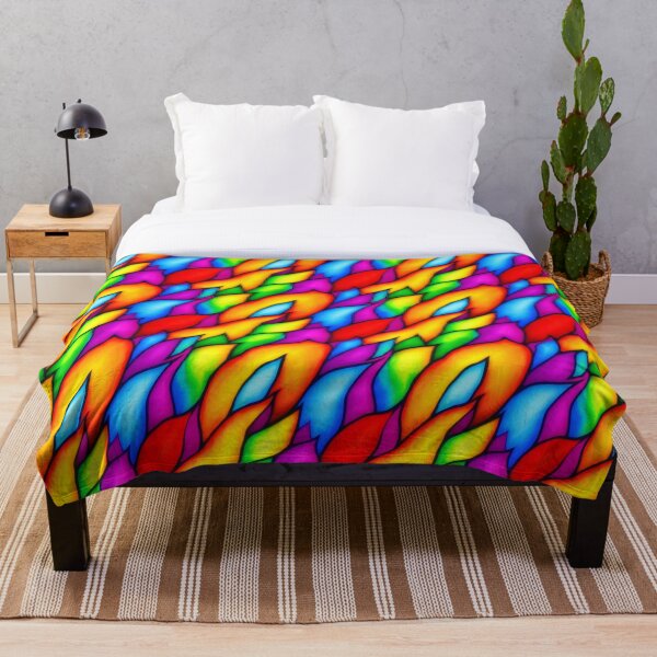 Item preview, RainBow Flowers Pattern designed and sold by Fezoooo.