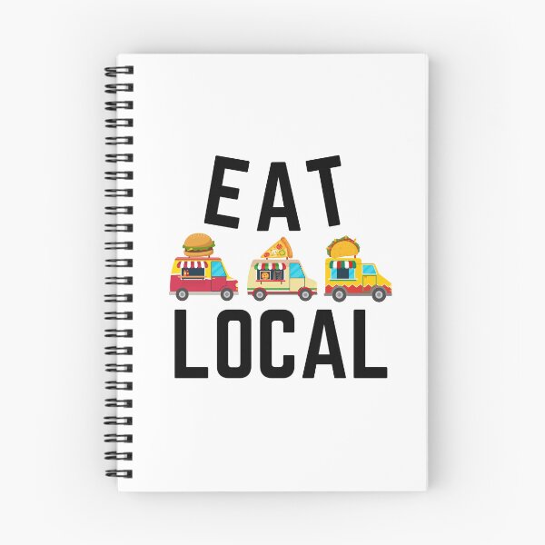 Item preview, Eat Local - Food Trucks with Pizza, Burger, and Taco designed and sold by WigOutlet.