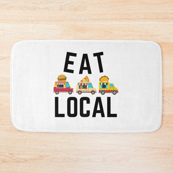 Item preview, Eat Local - Food Trucks with Pizza, Burger, and Taco designed and sold by WigOutlet.