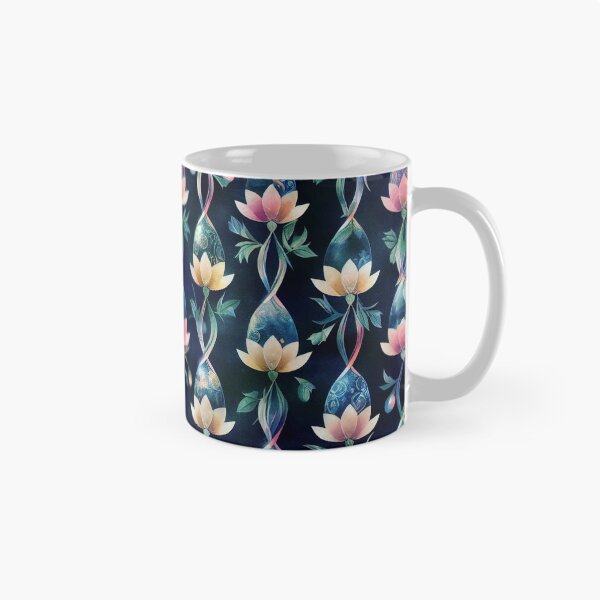 Item preview, Pink and yellow water lilies  designed and sold by YeKnot.