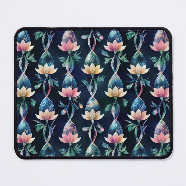 Item preview, Pink and yellow water lilies designed and sold by YeKnot.