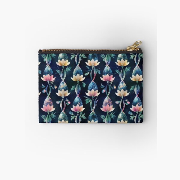 Item preview, Pink and yellow water lilies  designed and sold by YeKnot.
