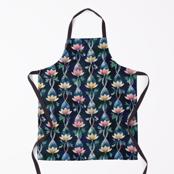 Item preview, Pink and yellow water lilies designed and sold by YeKnot.