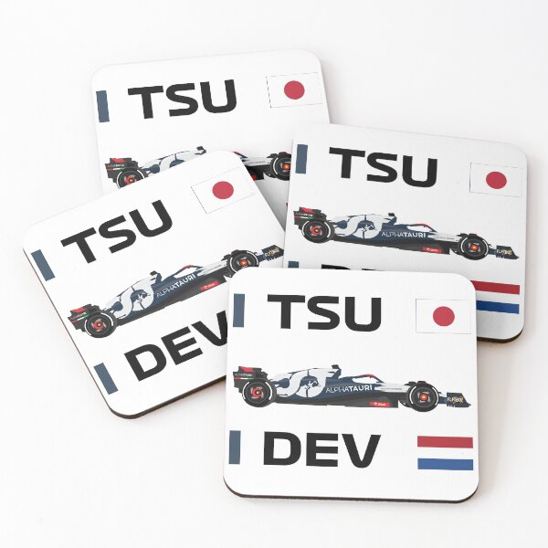 Item preview, Scuderia Alpha F1 Team 2023 Yuki Tsunoda 角田 裕毅 Nyck De Vries designed and sold by FormulaGTee1.