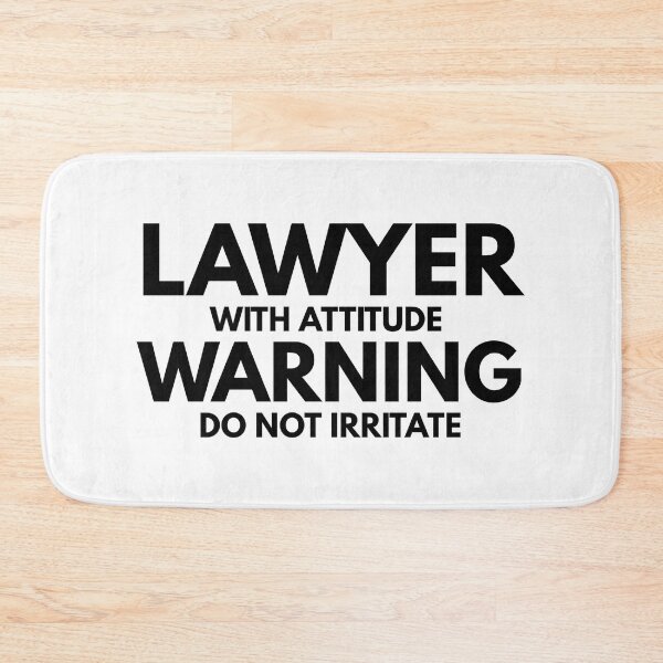 Item preview, Lawyer With Attitude Warning Do Not Irritate designed and sold by texteestore.