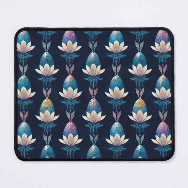 Item preview, Pink and yellow water lilies  designed and sold by YeKnot.