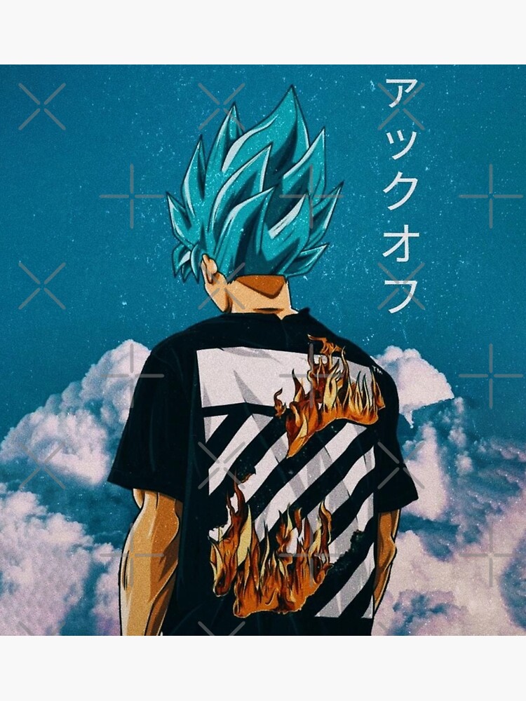 Goku from dragon ball T shirt Poster for Sale by animightic Redbubble