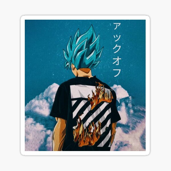 Goku and Vegeta Drip Sticker for Sale by myattqlmatten