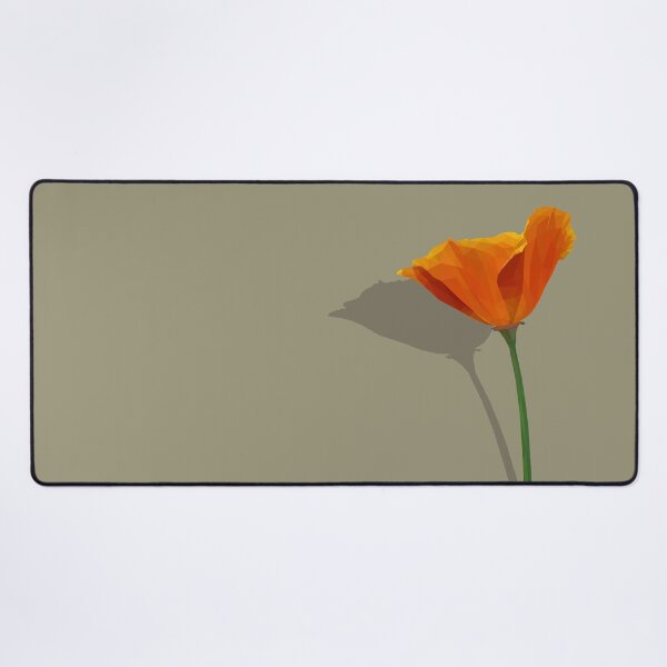 Item preview, Low Poly Red Orange Poppy designed and sold by ErinFCampbell.