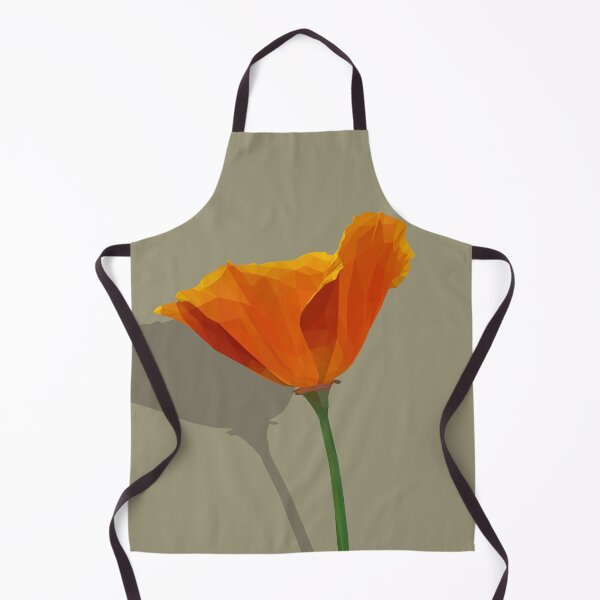 Item preview, Low Poly Red Orange Poppy designed and sold by ErinFCampbell.