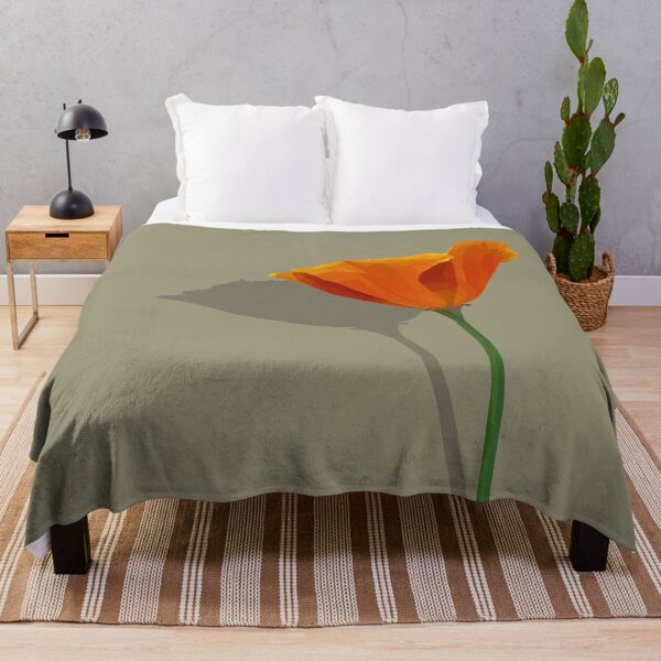 Item preview, Low Poly Red Orange Poppy designed and sold by ErinFCampbell.