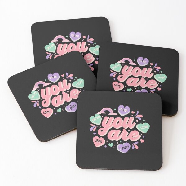 Item preview,  You are enough strong loved capable worthy. designed and sold by adeela ahsan.