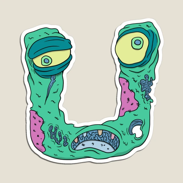 Zombie M - Alphabet Lore Sticker for Sale by ngness