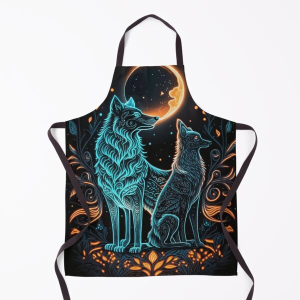 Item preview, Wolves trees and moon glowing tarot designed and sold by Visual-wallart.