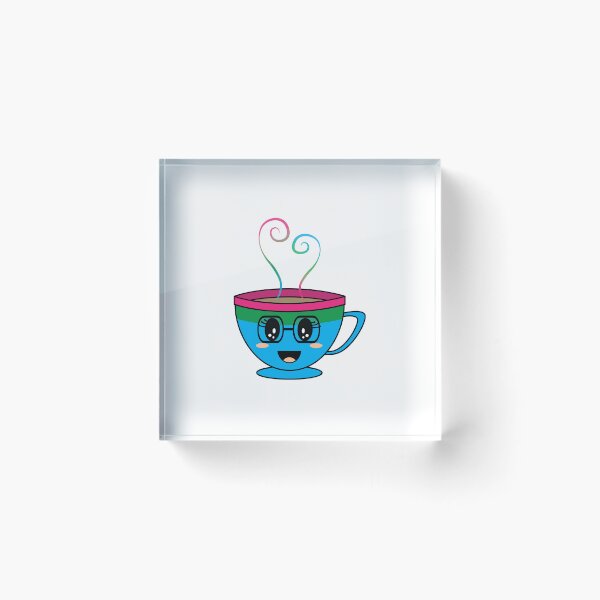 Item preview, Equalitea Polysexual Flag Pride w/ lashes and tall glasses designed and sold by qteapiecastle.