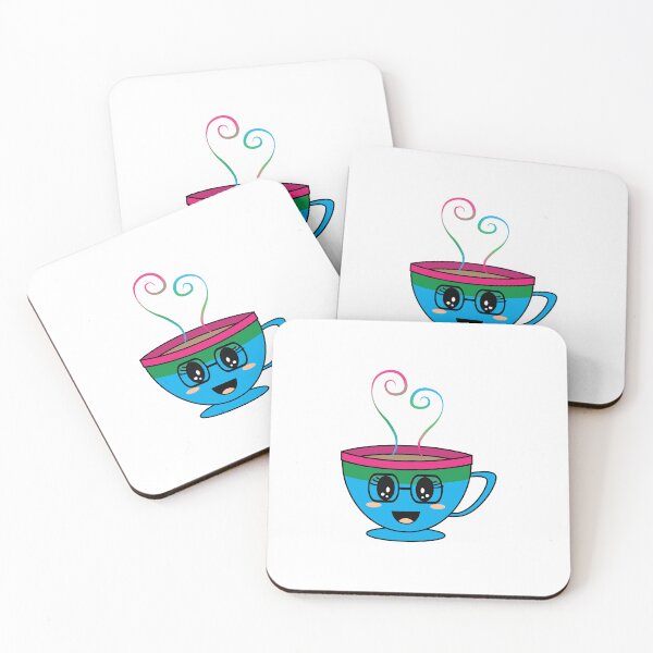 Item preview, Equalitea Polysexual Flag Pride w/ lashes and tall glasses designed and sold by qteapiecastle.