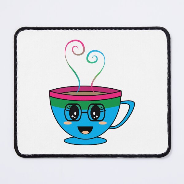Item preview, Equalitea Polysexual Flag Pride w/ lashes and tall glasses designed and sold by qteapiecastle.