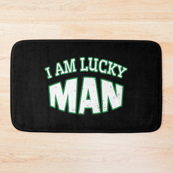 Item preview, I Am Lucky Man Vintage Text designed and sold by bolkibox.