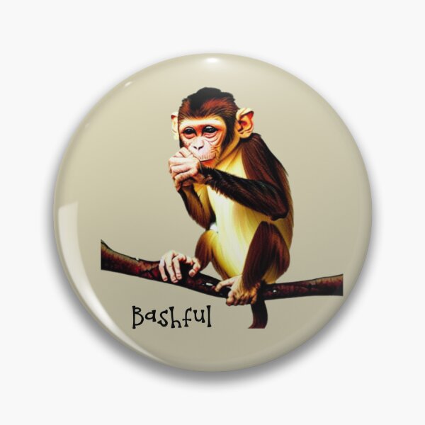 Item preview, Bashful monkey designed and sold by Mizjean.