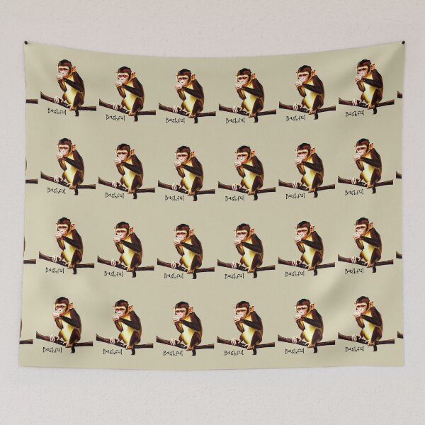 Item preview, Bashful monkey designed and sold by Mizjean.