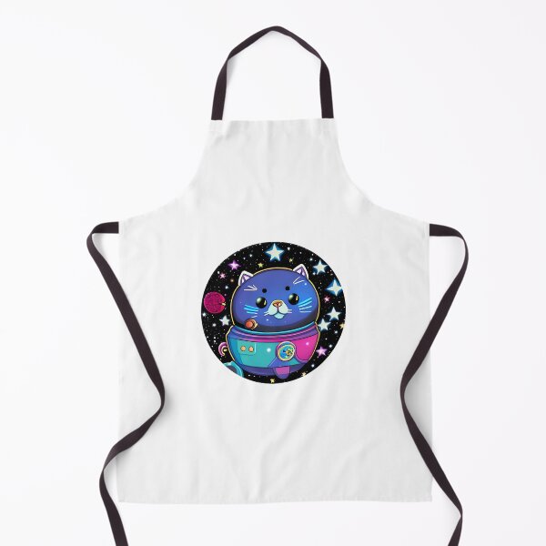 Item preview, Intergalactic Meower Cartoon Cat in Space designed and sold by RollzArt.