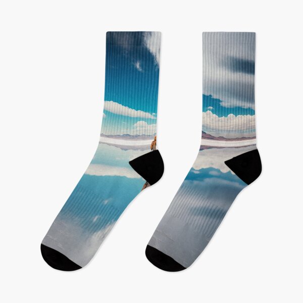 Item preview, Frozen in Time: Captivating Digital Art of a Serene Icy Lake and Its Reflection designed and sold by BIBIHOX.