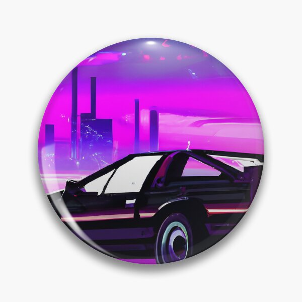 Item preview, Sport car synthwave aesthetic digital art design designed and sold by Balazspolo.