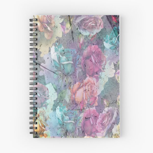 Item preview, Watercolor flowers with textures designed and sold by TenderSoar.