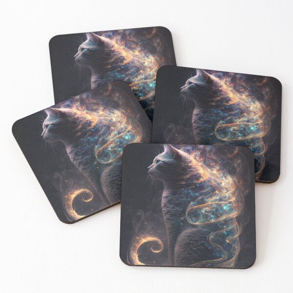 Item preview, Cosmic Cat: A Stunning Display of Space Art designed and sold by Digital Dreamtales.