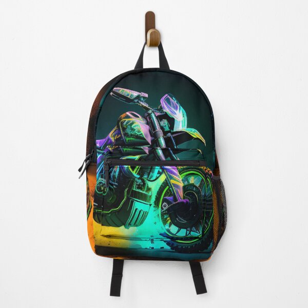Item preview, Futuristic Cyberpunk Neon Dirt Bike designed and sold by beluxe.