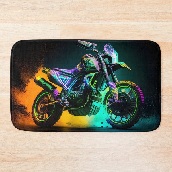 Item preview, Futuristic Cyberpunk Neon Dirt Bike designed and sold by beluxe.