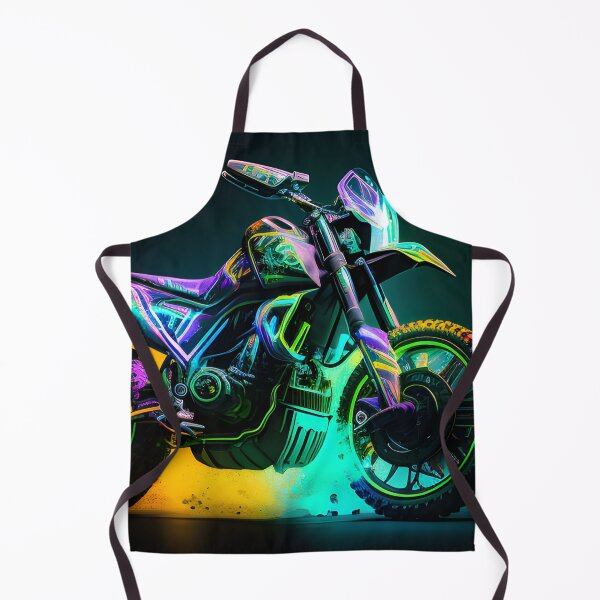 Item preview, Futuristic Cyberpunk Neon Dirt Bike designed and sold by beluxe.