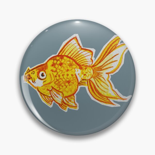 Item preview, Goldy the fish designed and sold by Tiffany Chesser.