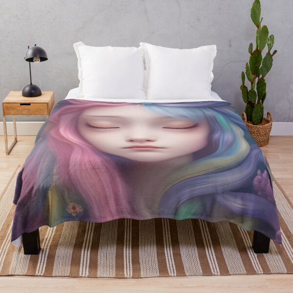 Item preview, Dreamy and Pastel Unicorn Girl designed and sold by kosmicfairytale.