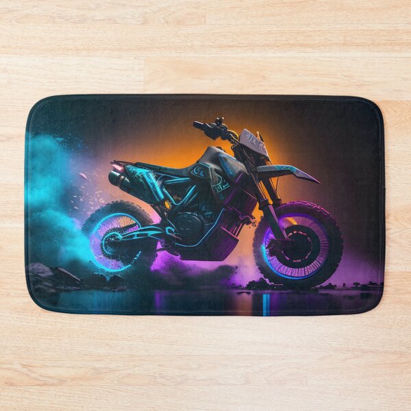 Item preview, Futuristic Cyberpunk Neon Dirt Bike designed and sold by beluxe.