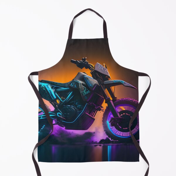 Item preview, Futuristic Cyberpunk Neon Dirt Bike designed and sold by beluxe.