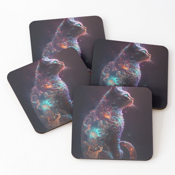 Item preview, Cosmic Cat: A Stunning Display of Space Art designed and sold by Digital Dreamtales.