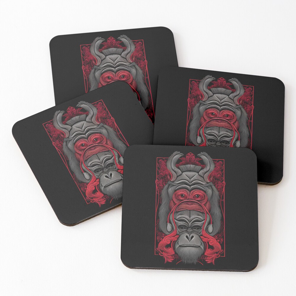 Item preview, Coasters (Set of 4) designed and sold by CropWear.