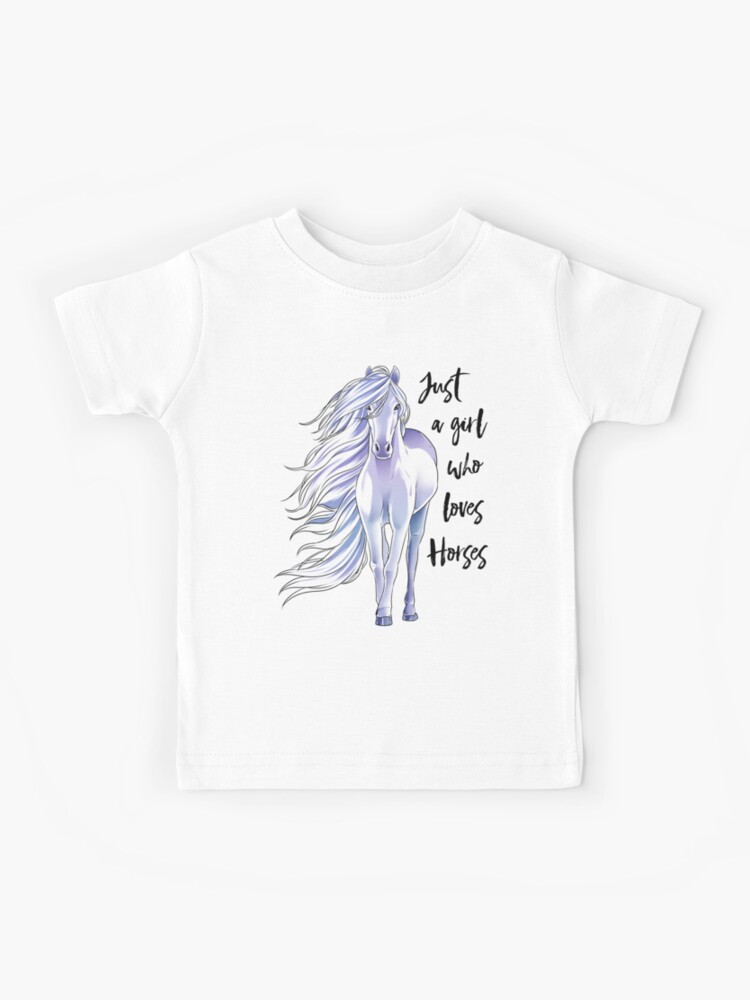 Horse t shirt store girl