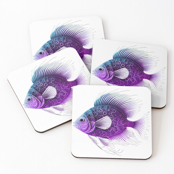 Item preview, Beautiful Purple And Blue Fish : Dream Fish designed and sold by Ameripensia.
