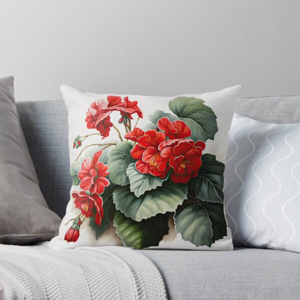 Item preview, Red Begonias  designed and sold by Vanover Designs.