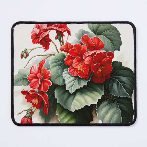 Item preview, Red Begonias designed and sold by Vanover Designs.
