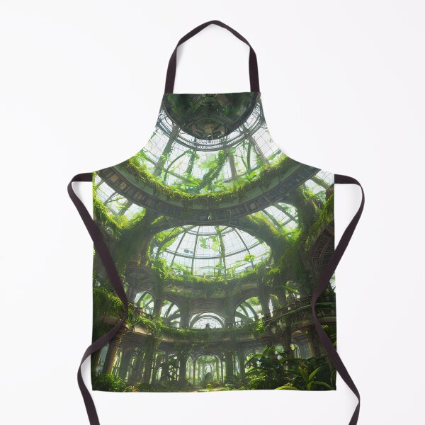 Item preview, Discover the Charm of a Steampunk Utopia Overgrown with Vines designed and sold by D3monic.