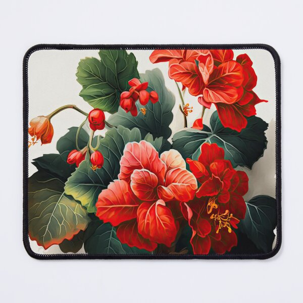 Item preview, Red Begonias designed and sold by Vanover Designs.