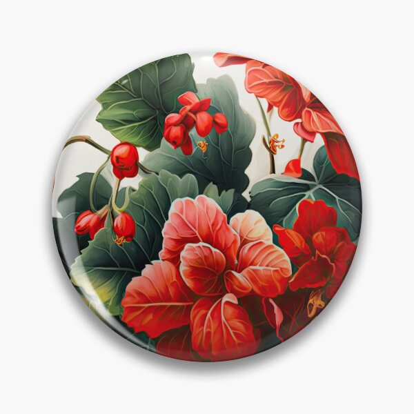 Item preview, Red Begonias  designed and sold by Vanover Designs.